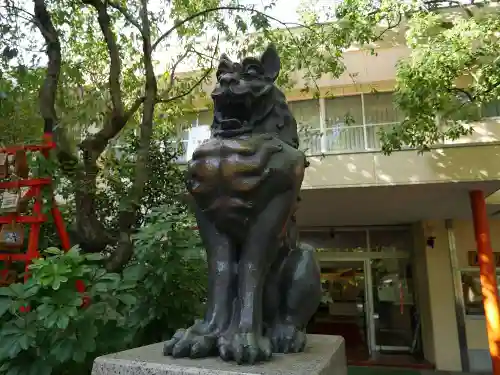 稲毛神社の狛犬