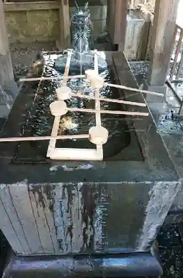 川越氷川神社の手水舎