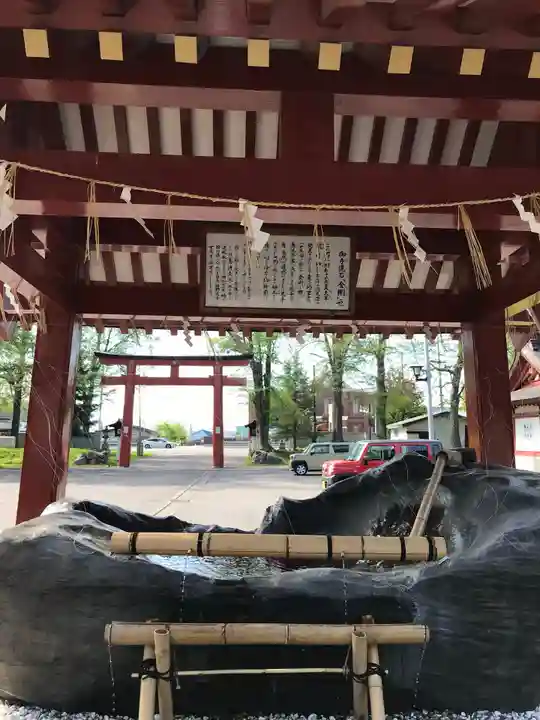 北海道護國神社の手水舎