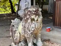 鏡作神社の狛犬