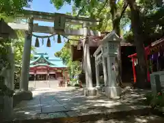 多摩川浅間神社の鳥居