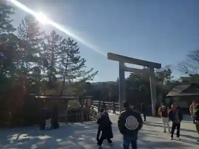 伊勢神宮内宮(皇大神宮)の鳥居