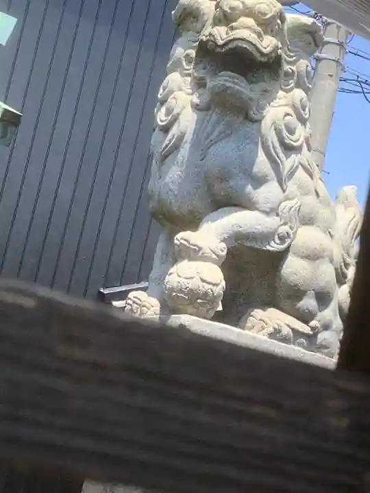 秋葉神社(松城)の狛犬