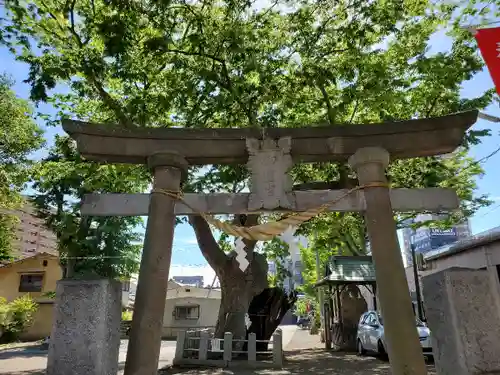 阿邪訶根神社の鳥居