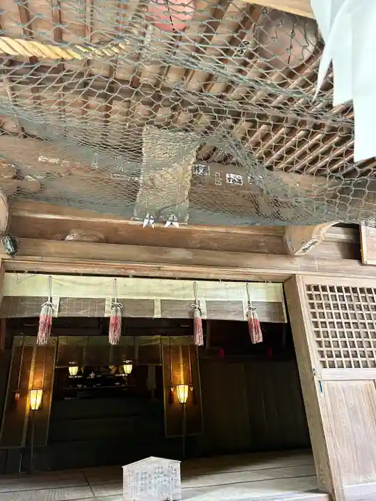 諏訪神社(旧湯長谷藩領総鎮守)の本殿・本堂