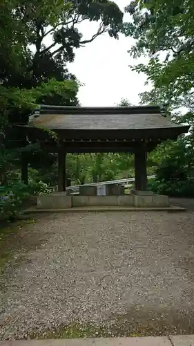 茨城縣護國神社の手水舎