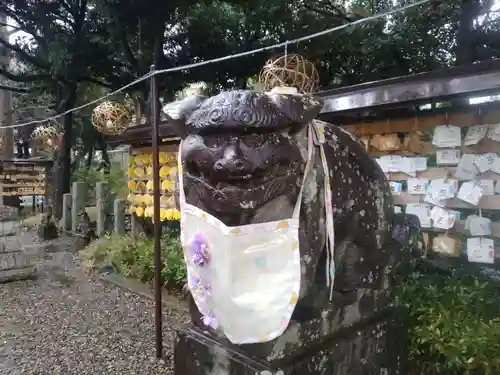 菊田神社の狛犬