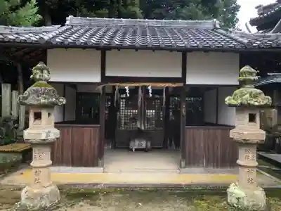 宇流冨志禰神社の末社・摂社