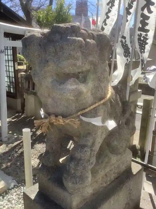 素盞男社の狛犬