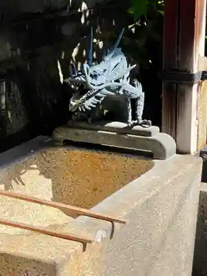 長香寺の手水舎