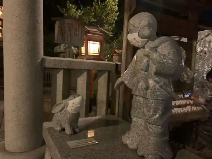 八坂神社(祇園さん)の像