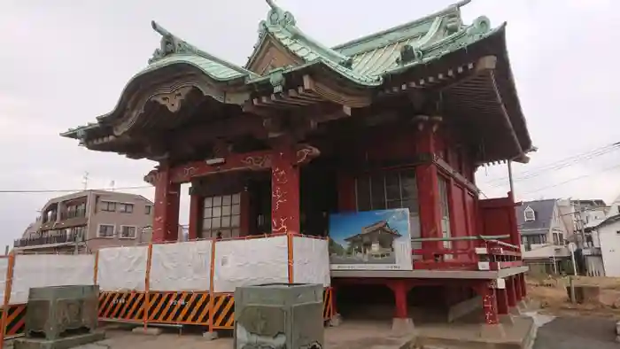 子安八幡神社の本殿