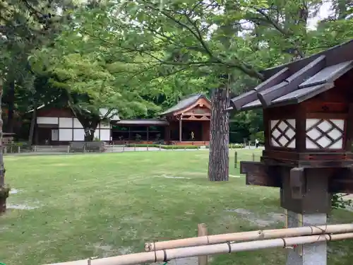 武田神社の庭園