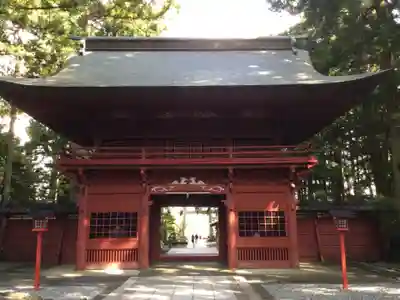 富士山東口本宮 冨士浅間神社の山門・神門