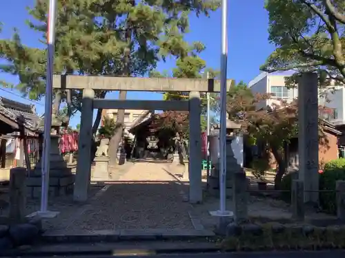 稲荷社（道徳稲荷神社）の鳥居