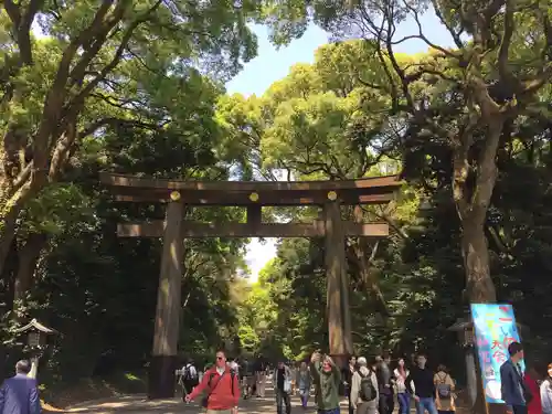 明治神宮の鳥居