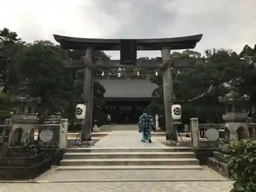 松陰神社の鳥居