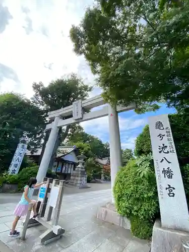 亀ケ池八幡宮の鳥居