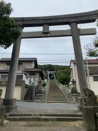 川口神社の鳥居