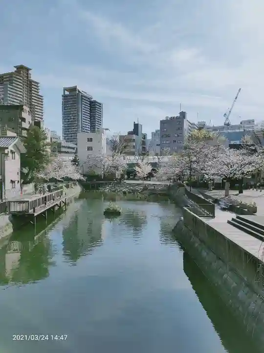 於咲稲荷神社・波除(浪除)稲荷神社の周辺