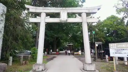 諏訪神社の鳥居