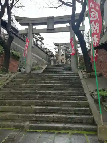 中川八幡神社の鳥居