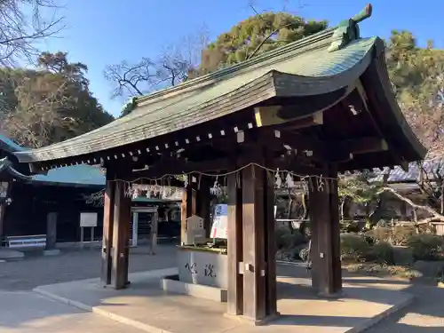 大宮八幡宮の手水