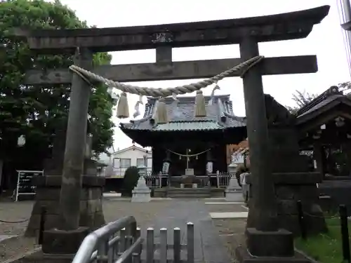 嶺白山神社の鳥居