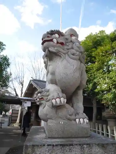 戸部杉山神社の狛犬