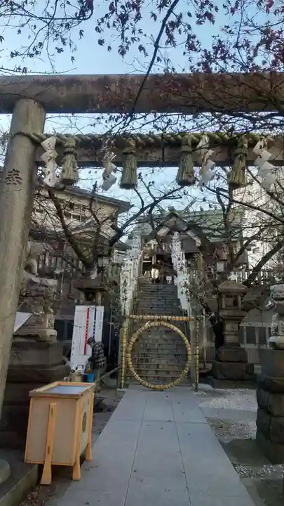 元三島神社の鳥居