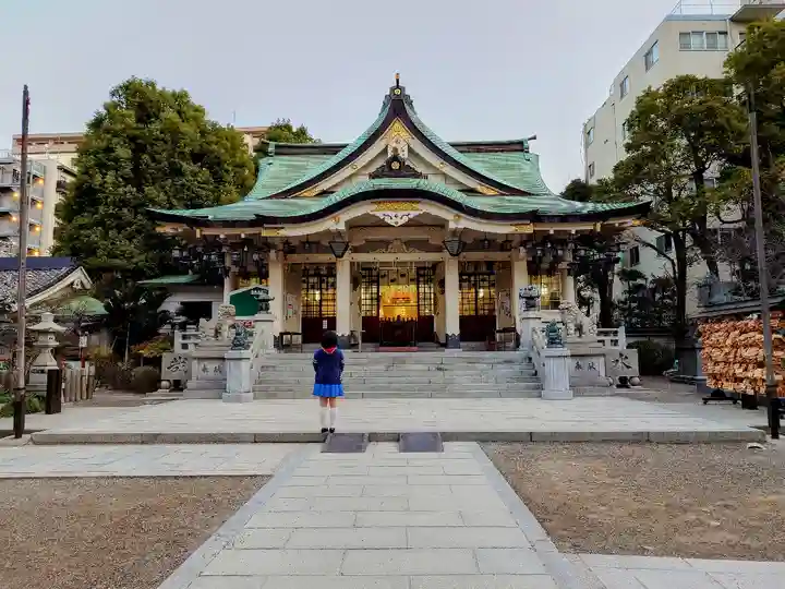 難波八阪神社の本殿・本堂