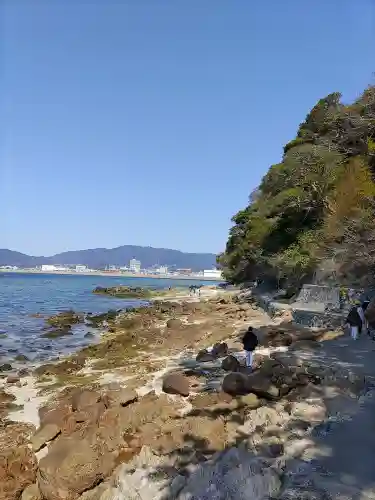 八百富神社の景色