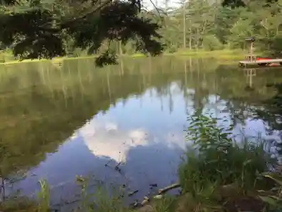 穂高神社奥宮の周辺