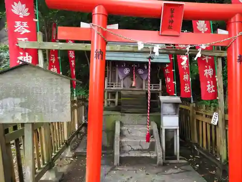 大津諏訪神社の鳥居