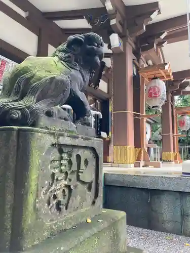 北澤八幡神社の狛犬