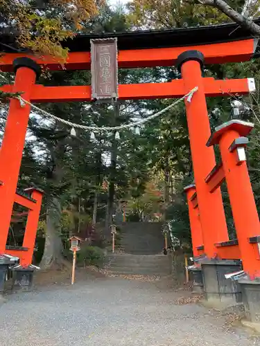 新倉富士浅間神社の鳥居