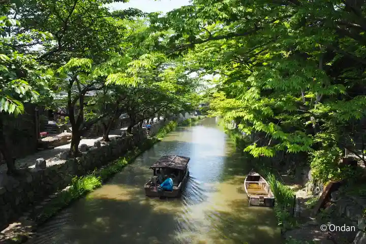 日牟禮八幡宮の周辺