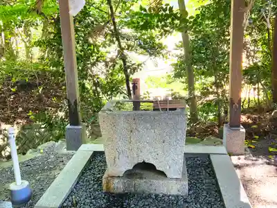 庭田神社の手水舎