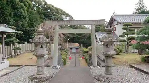 熊沢権現神社の鳥居