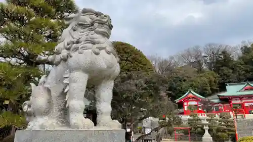 足利織姫神社の狛犬