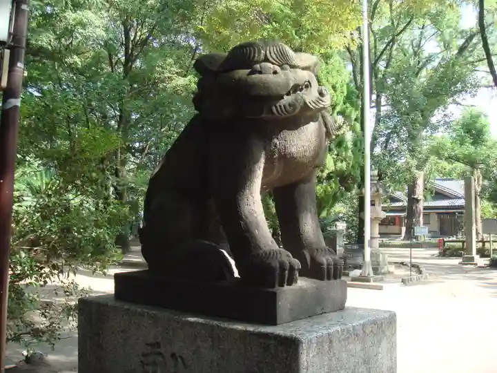 飯香岡八幡宮の狛犬