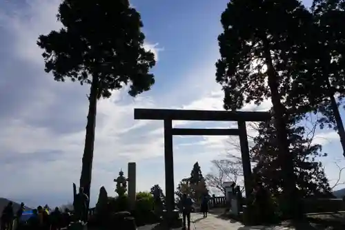 大山阿夫利神社の鳥居