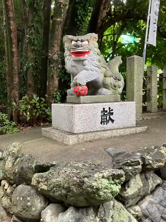 須原大社の狛犬