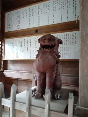 蒼柴神社の狛犬