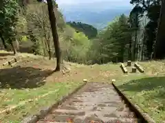 嶽山箒根神社奥の院の景色