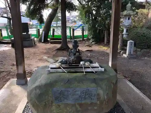 日高神社の手水