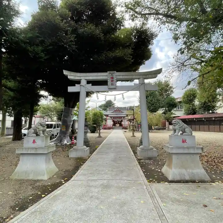 本町南町八幡神社の鳥居