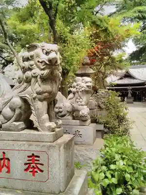 大宝八幡宮の狛犬