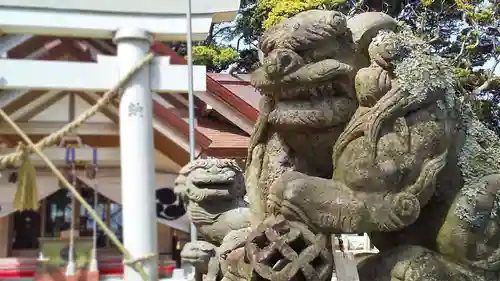 佐波波地祇神社の狛犬