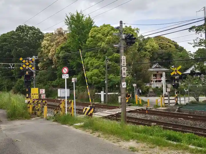 上地八幡宮の周辺